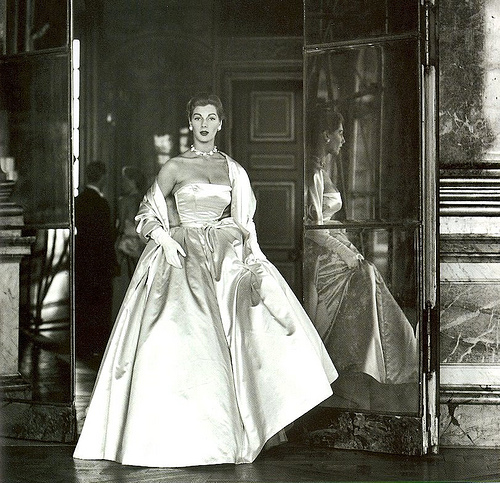 Gown by Cristóbal Balenciaga - The Jewelry Lady's Store